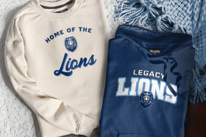 Legacy Lions Sweatshirts (Option 3) Banner