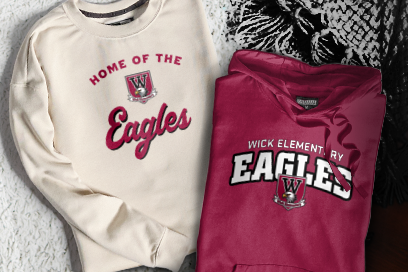 Wick Elementary Eagles Sweatshirts (Option 3) Banner