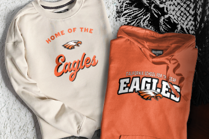 California School For the Deaf Eagles Sweatshirts (Option 3) Banner