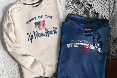 NYS Veterans Home  at Batavia Sweatshirts (Option 3) Banner