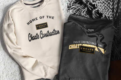 Choate Construction Company Choate Construction Sweatshirts (Option 3) Banner