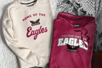 High Point Christian Eagles Sweatshirts (Option 3) Banner