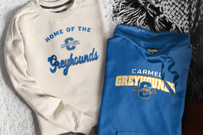 Carmel Greyhounds Greyhounds Sweatshirts (Option 3) Banner