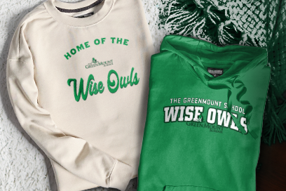 The GreenMount School  Wise Owls Sweatshirts (Option 3) Banner