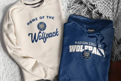 Madison College  WolfPack Sweatshirts (Option 3) Banner
