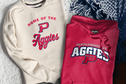OKLAHOMA PANHANDLE STATE  AGGIES Sweatshirts (Option 3) Banner