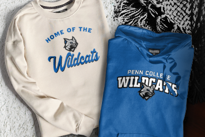 Penn College Wildcats Online Store Sweatshirts (Option 3) Banner