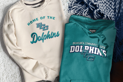 Brunswick Community College Dolphins Sweatshirts (Option 3) Banner