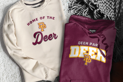DEER PARK HIGH SCHOOL DEER Sweatshirts (Option 3) Banner