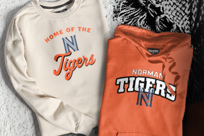 NORMAN HIGH SCHOOL TIGERS Sweatshirts (Option 3) Banner