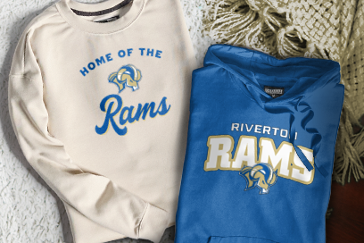 RIVERTON HIGH SCHOOL RAMS Sweatshirts (Option 3) Banner