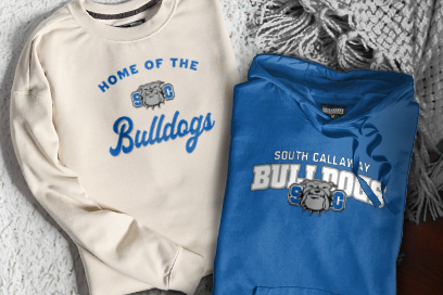 SOUTH CALLAWAY HIGH SCHOOL BULLDOGS Sweatshirts (Option 3) Banner