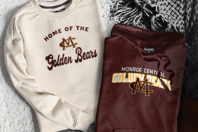 MONROE CENTRAL HIGH SCHOOL GOLDEN BEARS Sweatshirts (Option 3) Banner