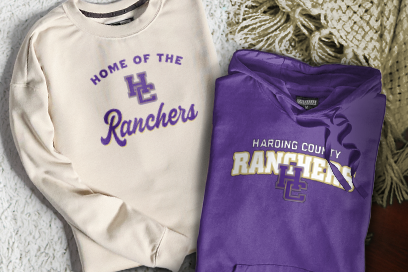 HARDING COUNTY HIGH SCHOOL RANCHERS Sweatshirts (Option 3) Banner
