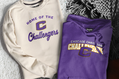 Cascade Christian Challengers Sweatshirts (Option 3) Banner