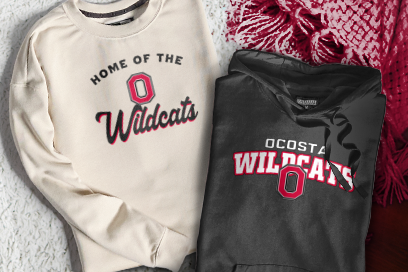 OCOSTA HIGH SCHOOL WILDCATS Sweatshirts (Option 3) Banner