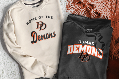 DUMAS HIGH SCHOOL DEMONS Sweatshirts (Option 3) Banner