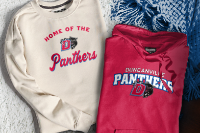 DUNCANVILLE HIGH SCHOOL PANTHERS Sweatshirts (Option 3) Banner