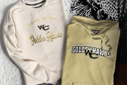 WASHINGTON COUNTY HIGH SCHOOL GOLDEN HAWKS Sweatshirts (Option 3) Banner