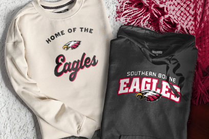 SOUTHERN BOONE HIGH SCHOOL EAGLES Sweatshirts (Option 3) Banner