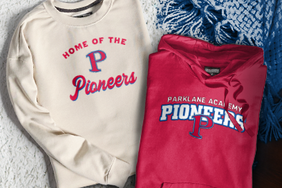 PARKLANE ACADEMY PIONEERS Sweatshirts (Option 3) Banner