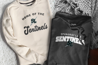 SPANAWAY LAKE HIGH SCHOOL SENTINELS Sweatshirts (Option 3) Banner