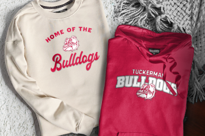 TUCKERMAN HIGH SCHOOL BULLDOGS Sweatshirts (Option 3) Banner