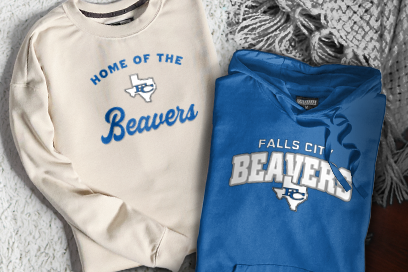 FALLS CITY HIGH SCHOOL BEAVERS Sweatshirts (Option 3) Banner