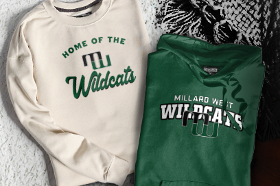 Millard West Wildcats Sweatshirts (Option 3) Banner