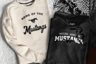 McCool Junction Mustangs Sweatshirts (Option 3) Banner