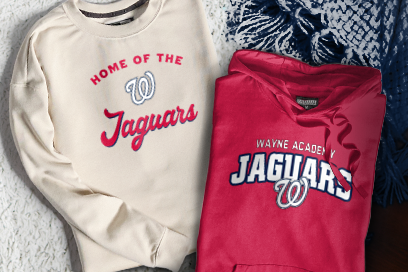 WAYNE ACADEMY JAGUARS Sweatshirts (Option 3) Banner