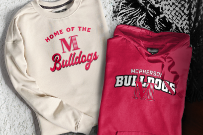McPherson Bulldogs Sweatshirts (Option 3) Banner