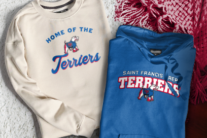 SAINT FRANCIS PREP HIGH SCHOOL TERRIERS Sweatshirts (Option 3) Banner