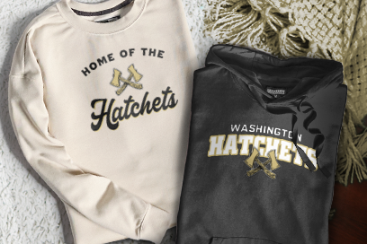 WASHINGTON HIGH SCHOOL HATCHETS Sweatshirts (Option 3) Banner
