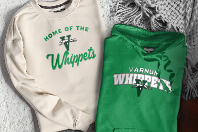 VARNUM HIGH SCHOOL WHIPPETS Sweatshirts (Option 3) Banner