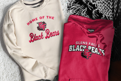 GLENS FALLS HIGH SCHOOL BLACK BEARS Sweatshirts (Option 3) Banner