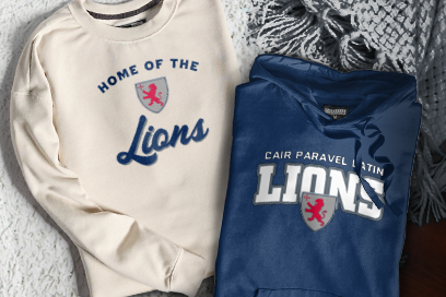 CAIR PARAVEL LATIN SCHOOL LIONS Sweatshirts (Option 3) Banner