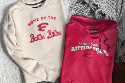FREDERICKSBURG HIGH SCHOOL BATTLIN' BILLIES Sweatshirts (Option 3) Banner