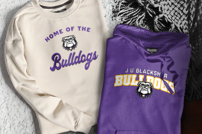 J U BLACKSHER HIGH SCHOOL BULLDOGS Sweatshirts (Option 3) Banner