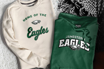 JAMESTOWN HIGH SCHOOL EAGLES Sweatshirts (Option 3) Banner