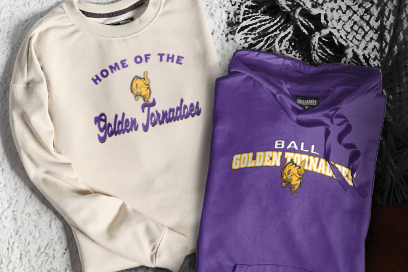 BALL HIGH SCHOOL GOLDEN TORNADOES Sweatshirts (Option 3) Banner