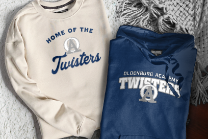 OLDENBURG ACADEMY TWISTERS Sweatshirts (Option 3) Banner