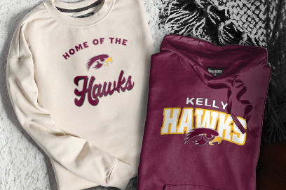 Kelly Hawks Sweatshirts (Option 3) Banner