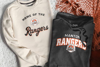 MANTON HIGH SCHOOL RANGERS Sweatshirts (Option 3) Banner