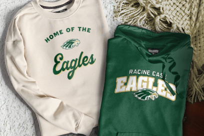 Racine Case Eagles Sweatshirts (Option 3) Banner
