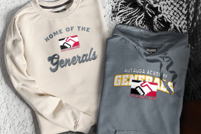AUTAUGA ACADEMY GENERALS Sweatshirts (Option 3) Banner