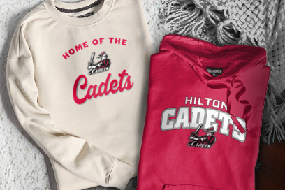 HILTON CADETS together we win Sweatshirts (Option 3) Banner