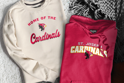 St. Joseph Cardinals Sweatshirts (Option 3) Banner