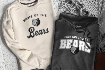 HOUSTON COUNTY HIGH SCHOOL BEARS Sweatshirts (Option 3) Banner