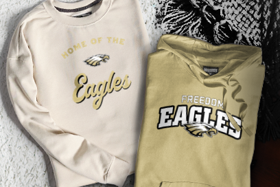 FREEDOM HIGH SCHOOL EAGLES Sweatshirts (Option 3) Banner